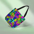Melted Neon Smiley Print Tote Bag in Blue